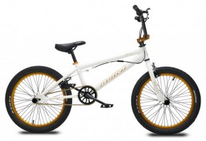 BULLET BMX 20'' WHITE/GOLD DRIMALASBIKES