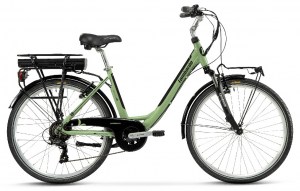 ΠΟΔΗΛΑΤΟ Lombardo Levanzo Sport E-Bike 26 Green Wood/Black Glossy DRIMALASBIKES