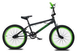 BULLET BMX 20'' BLACK/GREEN DRIMALASBIKES