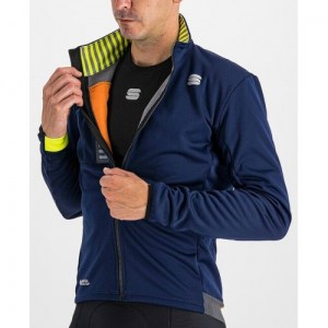 Χειμερινό jacket Sportful SUPER JACKET - Blue DRIMALASBIKES