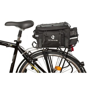 M-WAVE ΣΑΚΟΣ ΣΧΑΡΑΣ AMSTERDAM EXP BLACK ΔΙΠΛΟΣ 122312 DRIMALASBIKES