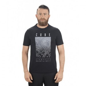 Μπλούζα Cube με κοντό μανίκι T-Shirt Fichtelmountains - 10566 DRIMALASBIKES