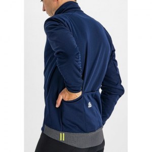 Χειμερινό jacket Sportful SUPER JACKET - Blue DRIMALASBIKES