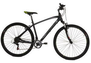 ΠΟΔΗΛΑΤΟ Lombardo Amantea 100 28" Uomo Fitness Black - Grey Green Mat DRIMALASBIKES