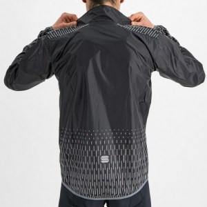 Χειμερινό Αντιανεμικό Sportful REFLEX JACKET - Black DRIMALASBIKES