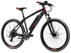 ΠΟΔΗΛΑΤΟ Lombardo Valderice MTB E-Bike 27.5 Black-Red DRIMALASBIKES