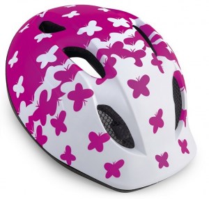 ΚΡΑΝΟΣ MET Superbuddy White Pink Butterflies/Matt M" DRIMALASBIKES