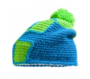 Cube Bobble Cap Icon 11690 - Green 'n' Blue DRIMALASBIKES