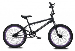 BULLET BMX 20'' BLACK/PURPLE DRIMALASBIKES