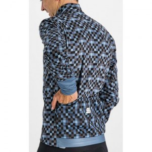 Χειμερινό jacket Sportful PIXEL JACKET - Blue Sea DRIMALASBIKES