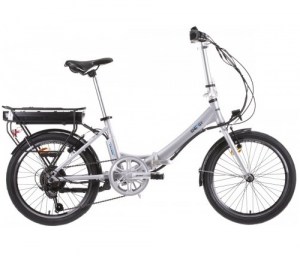 Ηλεκτρικο Ποδηλατο Energy SKIATHOS E2000 Σπαστο (Easy Entry) 20" Ασημι Λευκο DRIMALASBIKES
