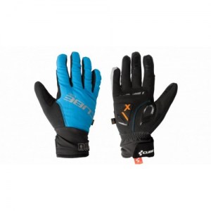 ΓΑΝΤΙΑ CUBE Natural Fit Gloves X-Shell LF Blue DRIMALASBIKES