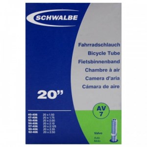 ΑΕΡΟΘΑΛΑΜΟΣ SCHWALBE 20x1.50-2.50 AV DRIMALASBIKES