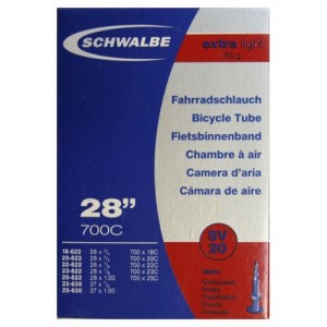 Αεροθάλαμος Schwalbe 700 x 18/25C 40mm (18/25-622/630) SV 20 Extra Light DRIMALASBIKES