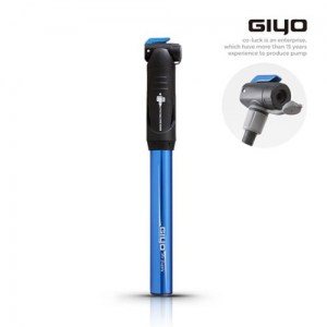 ΤΡΟΜΠΑ GIYO Παγουριού με αλουμινένια μέρη Mini Pump GP-87Ε DRIMALASBIKES